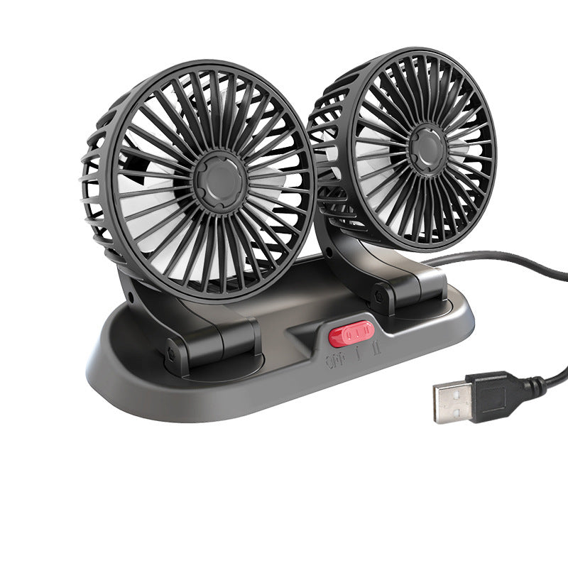 Doppelkopf Auto Kühlluftzirkulatorventilator