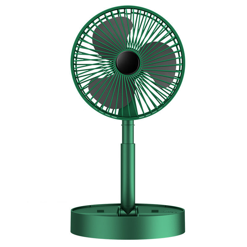 Wiederaufladbarer Faltbarer Teleskop-Tischventilator - Tragbar und Leise für Jede Sommeraktivität
