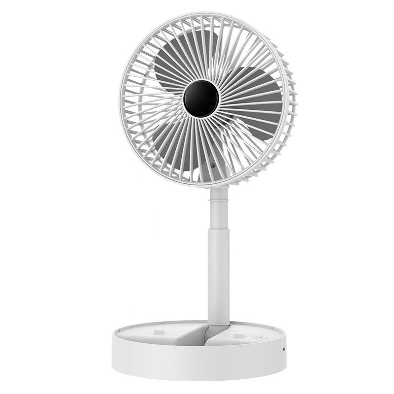 Wiederaufladbarer Faltbarer Teleskop-Tischventilator - Tragbar und Leise für Jede Sommeraktivität