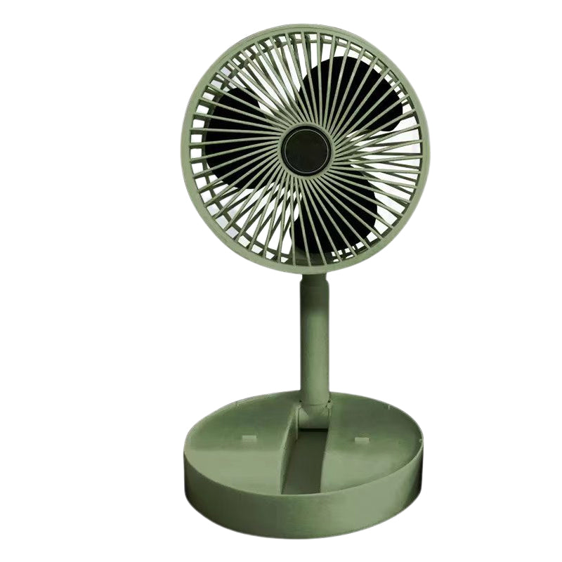 Wiederaufladbarer Faltbarer Teleskop-Tischventilator - Tragbar und Leise für Jede Sommeraktivität