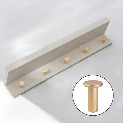 Sandsberg | Smash Wandregal mit Haken – Multifunktionales Holzregal für jeden Raum