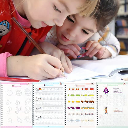 Sandsberg | Buch - Tracking-Buch-Set mit Overlay-Mustern (4 Bücher + 1 Stift + 10 Nachfüllungen)