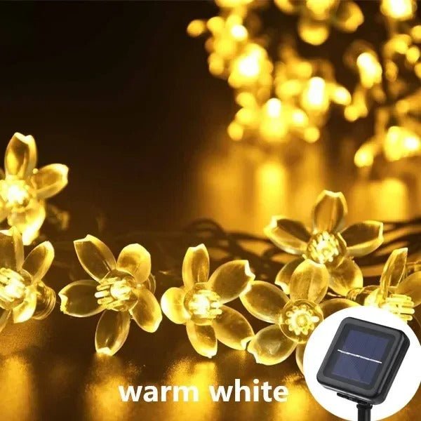 Sandsberg | Solar Honey Bee Lichterkette - Waterproof Lights für Garten, Weihnachten, Hochzeit, Party Außenbeleuchtung