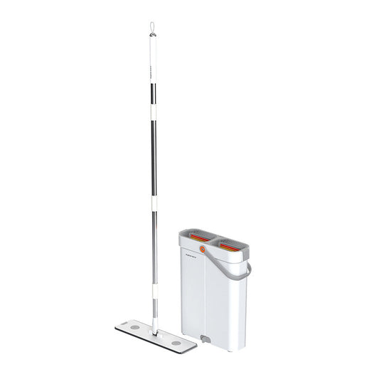 Flaches Mopp- und Eimerset mit Auswringer