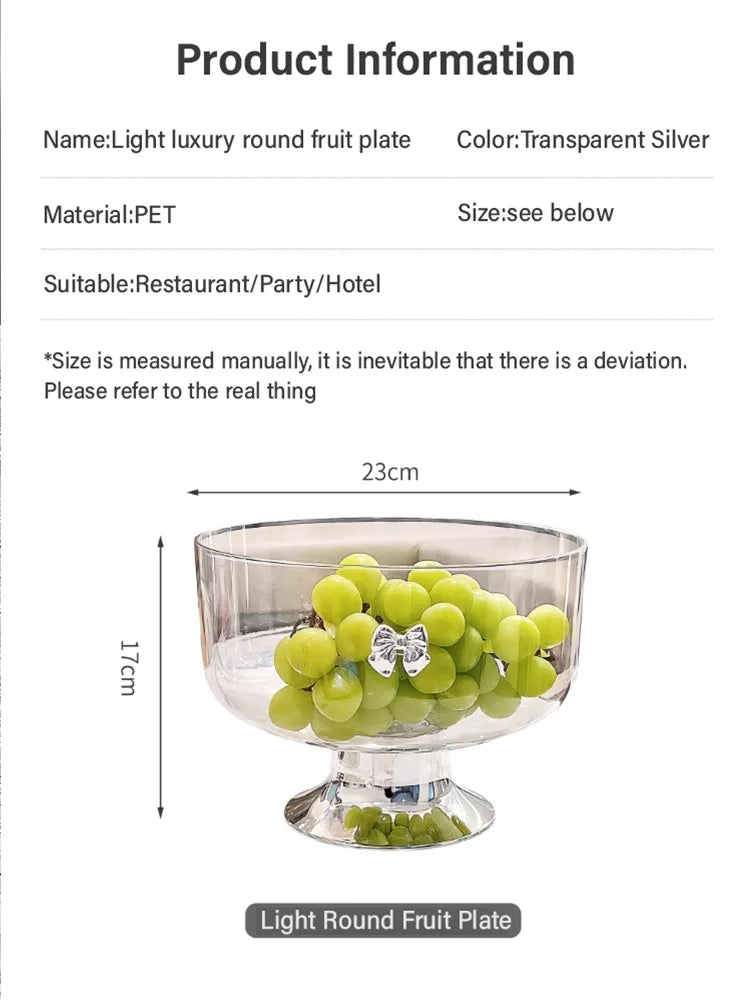 Leichte Luxus Hohe Obstplatte