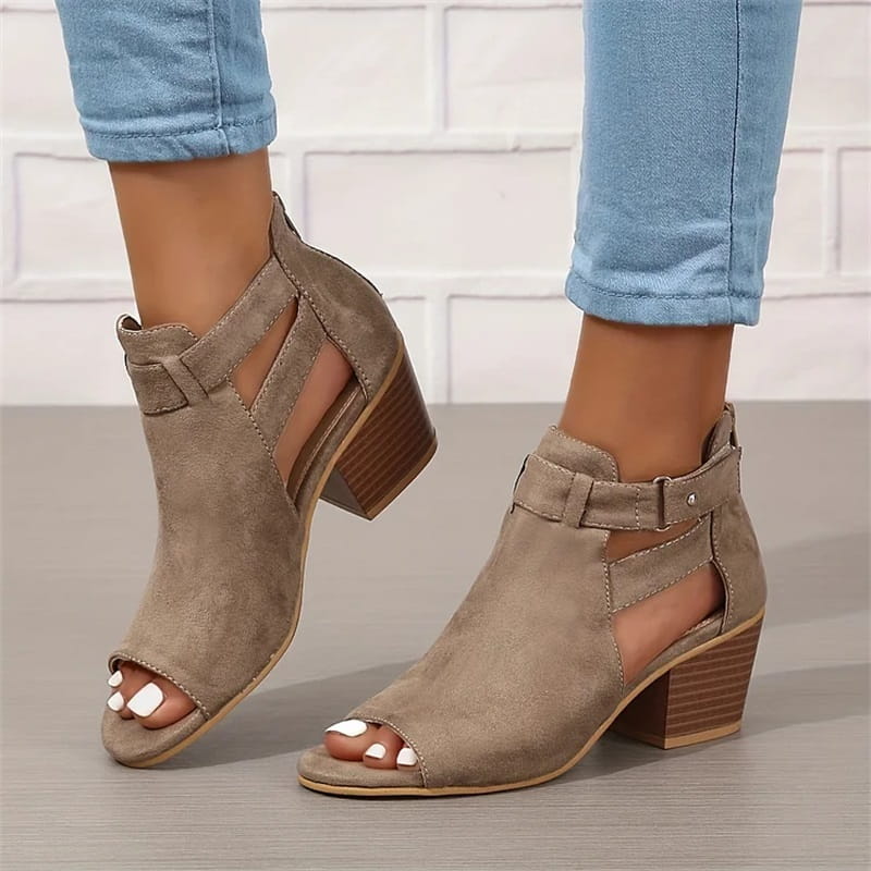 ⏳50% Rabatt💕Damen-Retro-Sandalen mit Blockabsatz