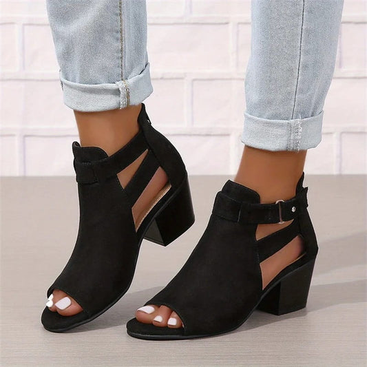 ⏳50% Rabatt💕Damen-Retro-Sandalen mit Blockabsatz