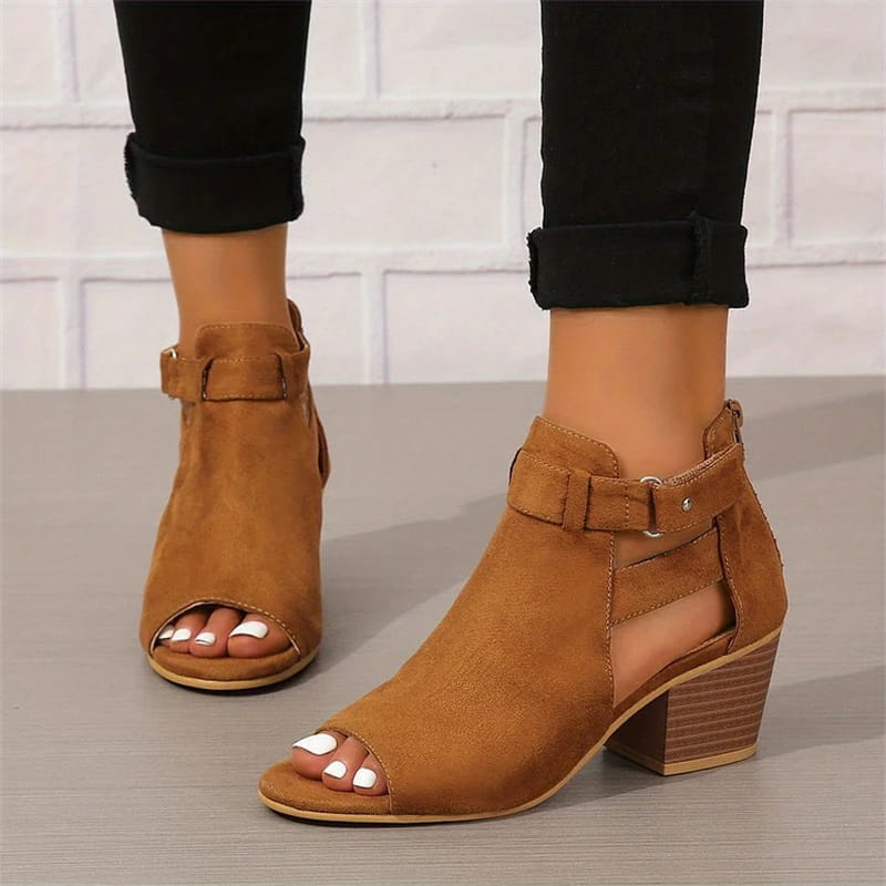 ⏳50% Rabatt💕Damen-Retro-Sandalen mit Blockabsatz