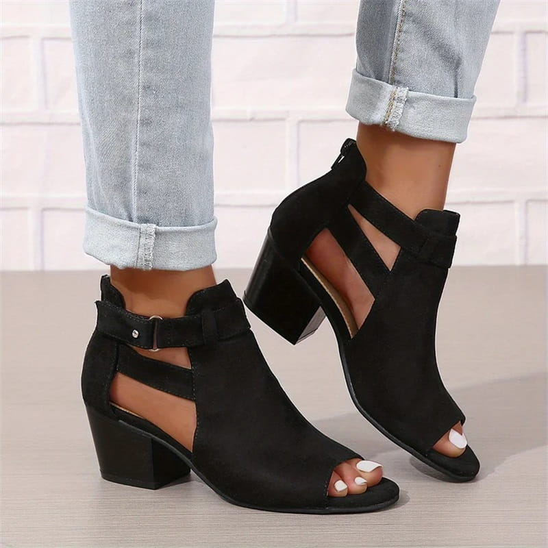 ⏳50% Rabatt💕Damen-Retro-Sandalen mit Blockabsatz