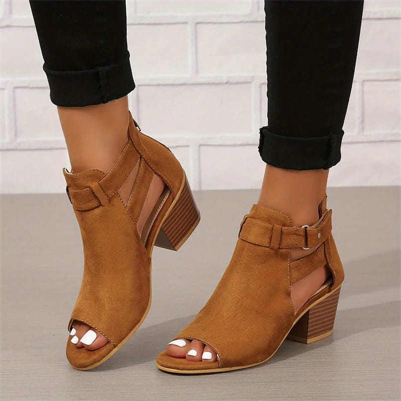 ⏳50% Rabatt💕Damen-Retro-Sandalen mit Blockabsatz
