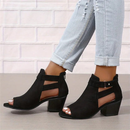 ⏳50% Rabatt💕Damen-Retro-Sandalen mit Blockabsatz
