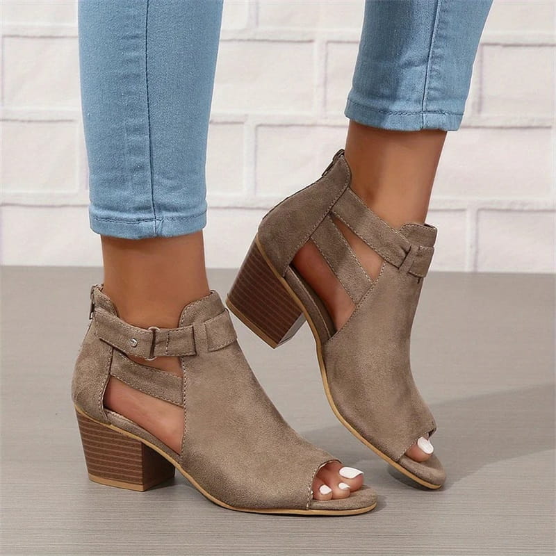 ⏳50% Rabatt💕Damen-Retro-Sandalen mit Blockabsatz