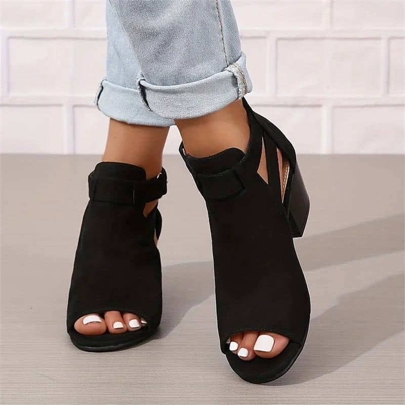 ⏳50% Rabatt💕Damen-Retro-Sandalen mit Blockabsatz