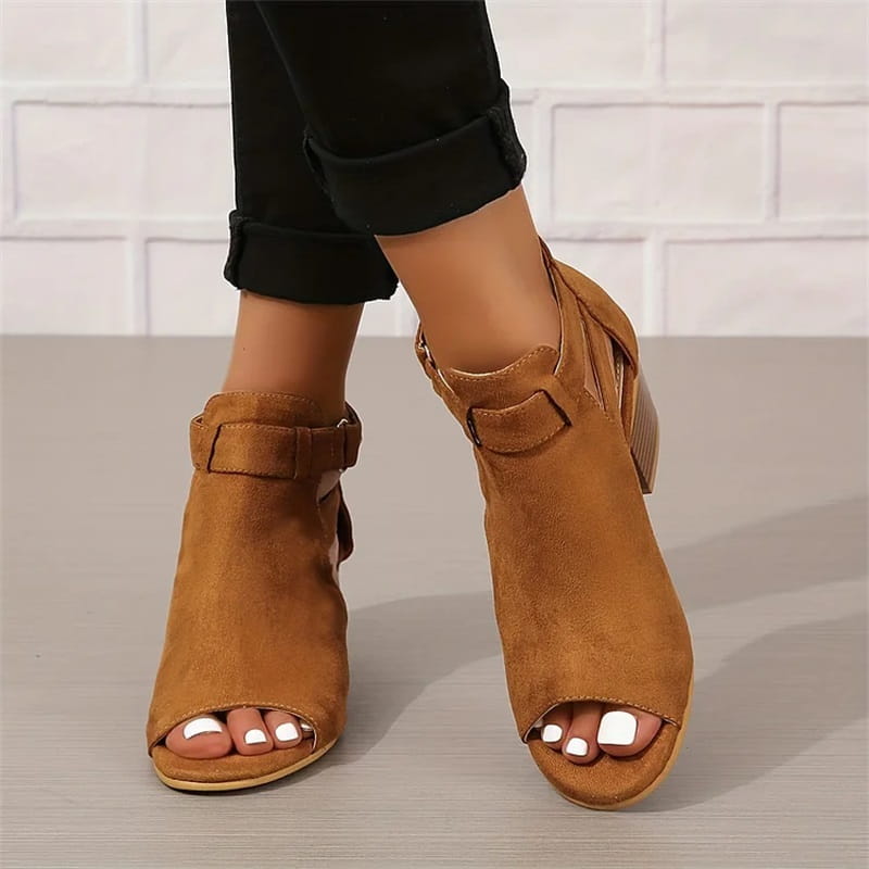 ⏳50% Rabatt💕Damen-Retro-Sandalen mit Blockabsatz