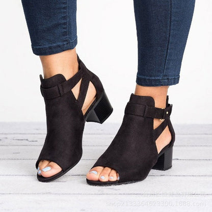 ⏳50% Rabatt💕Damen-Retro-Sandalen mit Blockabsatz