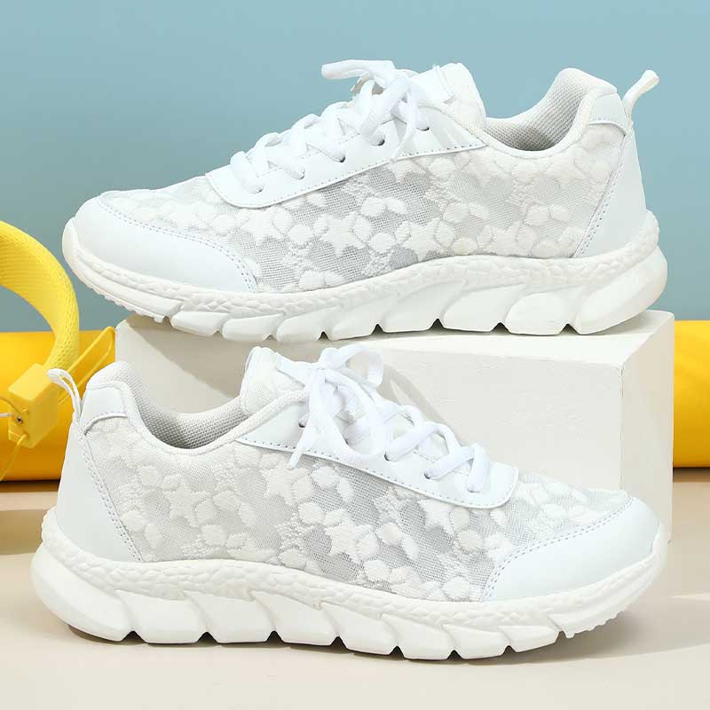 ❤【35-44】ATEMAKTIVE TURNSCHUHE MIT RUNDER SPITZE UND SCHNÜRUNG