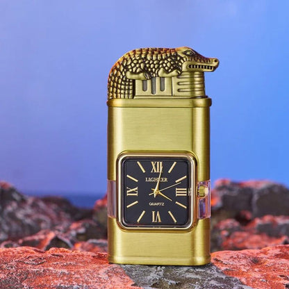 Sandsberg Vintage Uhr Bezel Jetflamme Taschenfeuerzeug