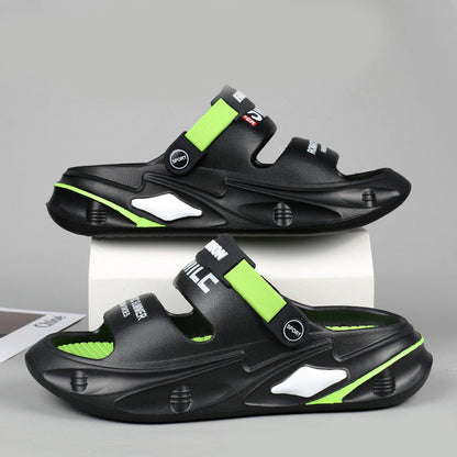 🔥Neuer Sommerschlussverkauf - 40% Rabatt🔥Tretende Scheiße Gefühl dicke EVA-Schaum Kissen Sandalen Hausschuhe 2 in 1