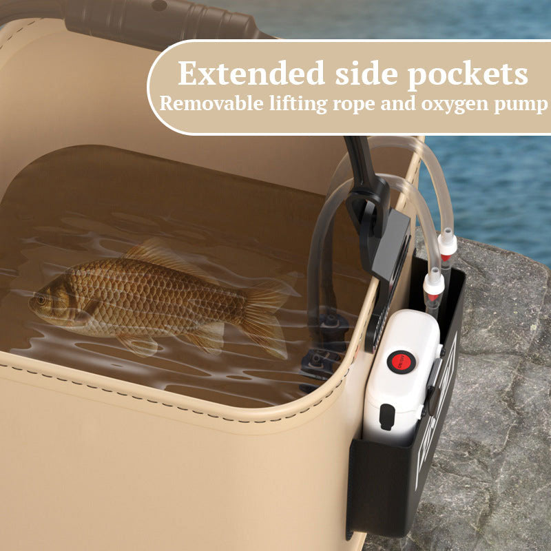 🐟🧺Multifunktionaler faltbarer Fischeimer