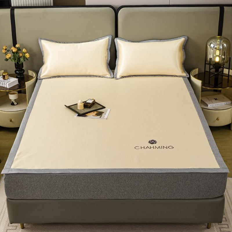 Leichtes Luxus-Bettwäscheset mit Kühlmatte und Kissenbezug