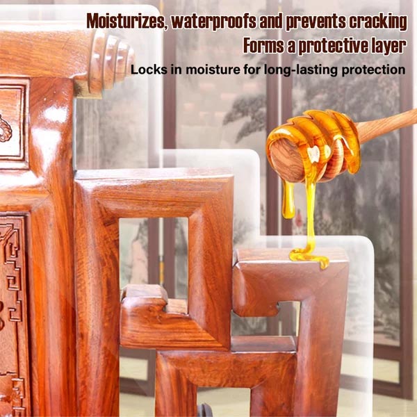 Natürliches Bienenwachs und Orangenöl-Holzpflegemittel