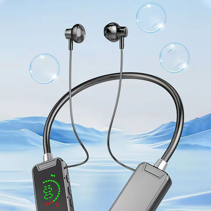 Smartes, sportliches, drahtloses Bluetooth-Headset mit Digitalanzeige