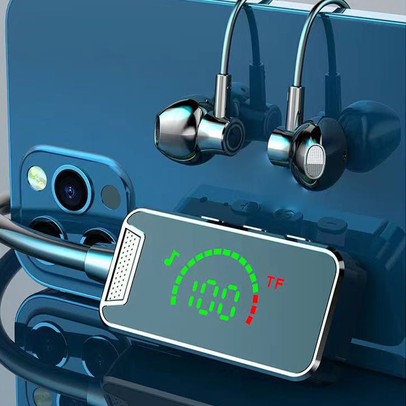 Smartes, sportliches, drahtloses Bluetooth-Headset mit Digitalanzeige