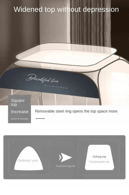 Sandsberg | Sternen Grau Moskitonetz – Keine Installation Insektenschutz für entspannte Innen- & Außenabende