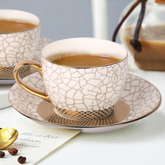 Das Ritz Linee Teetasse und Untertasse Set