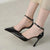 Leder Pumps Dünne High Heels - Damenschuhe Casual
