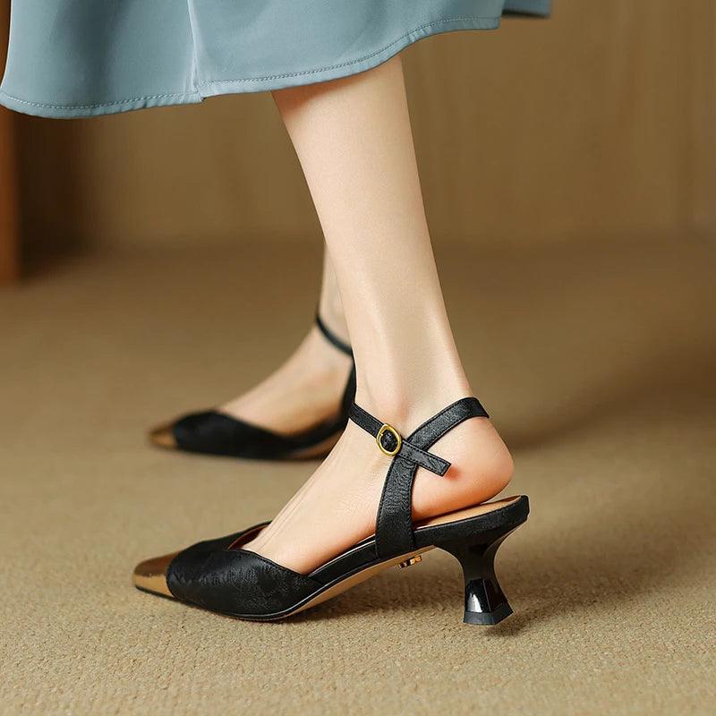 Leder Handgefertigte Sandalen - Damen Freizeit Schuhe