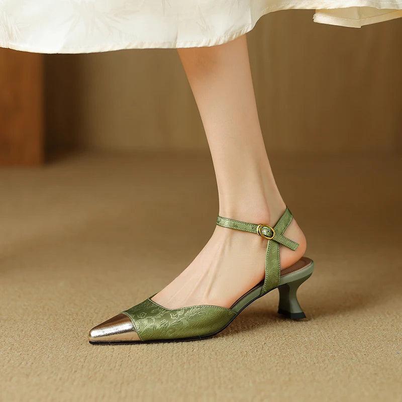 Leder Handgefertigte Sandalen - Damen Freizeit Schuhe