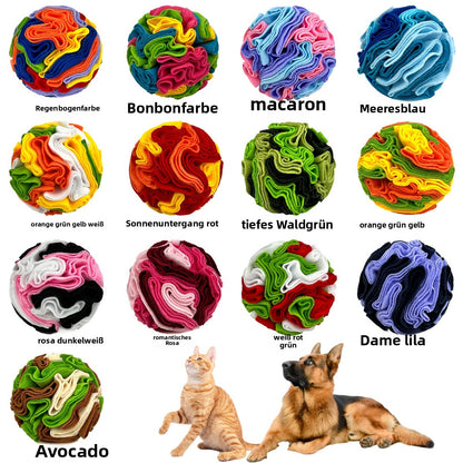 Sandsberg | Zähneknirschen bunter Ball Training Haustierspielzeug