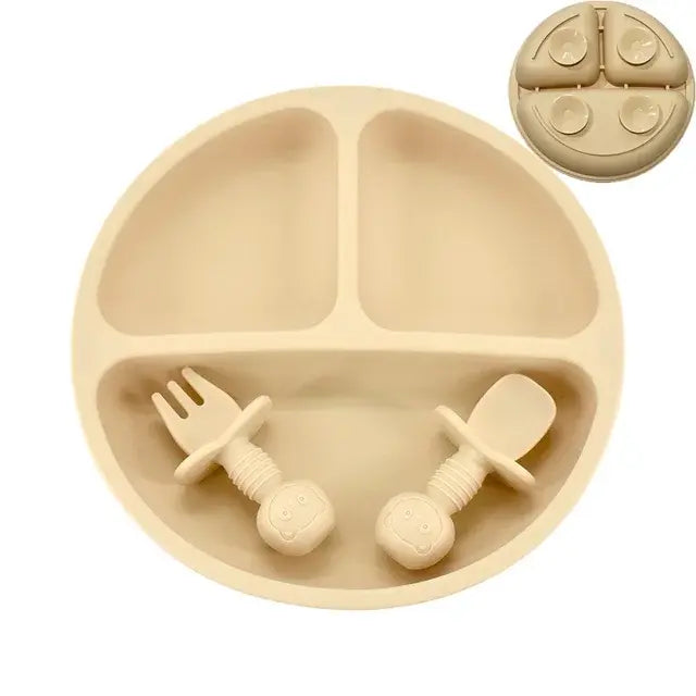 Baby-Silikon-Teller-Set