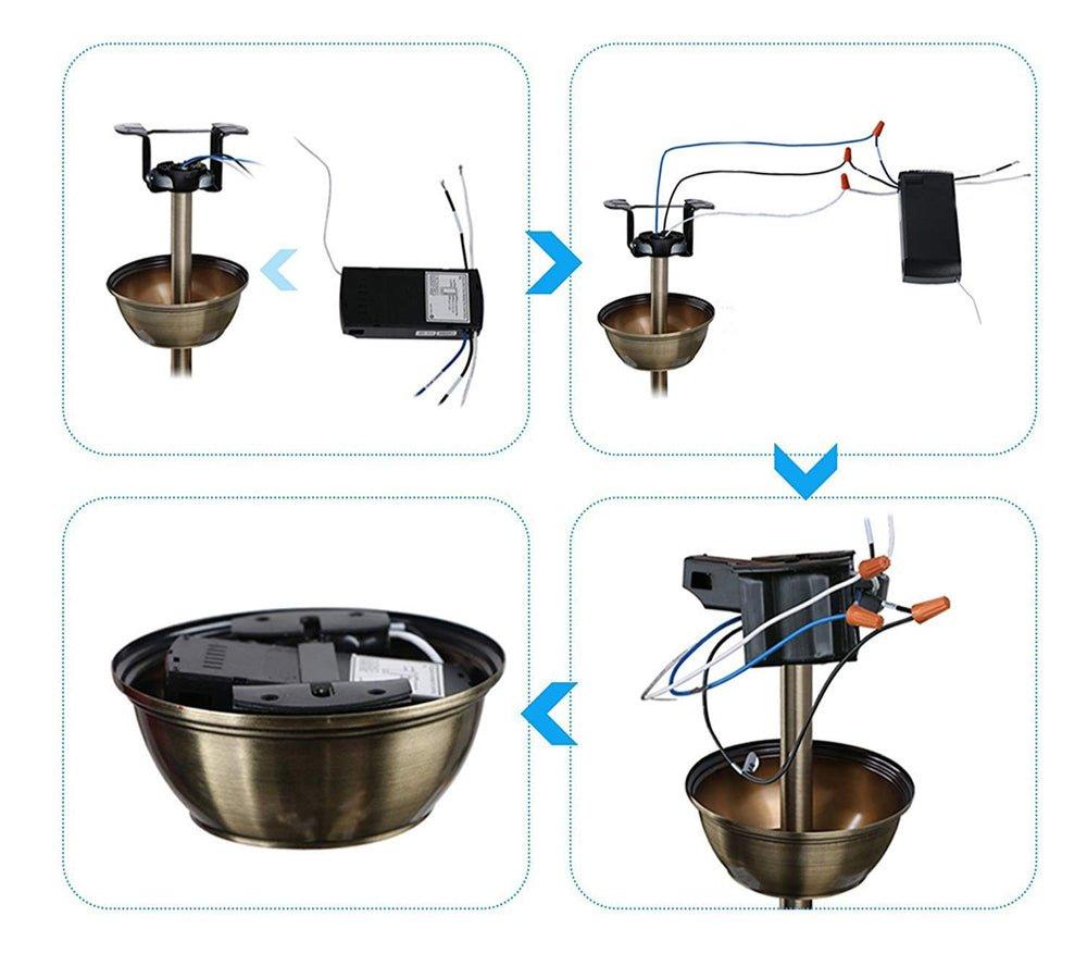 Universelle Fernbedienung für Deckenventilatoren – Einfache Steuerung und Installation, kompatibel mit allen Deckenventilatoren
