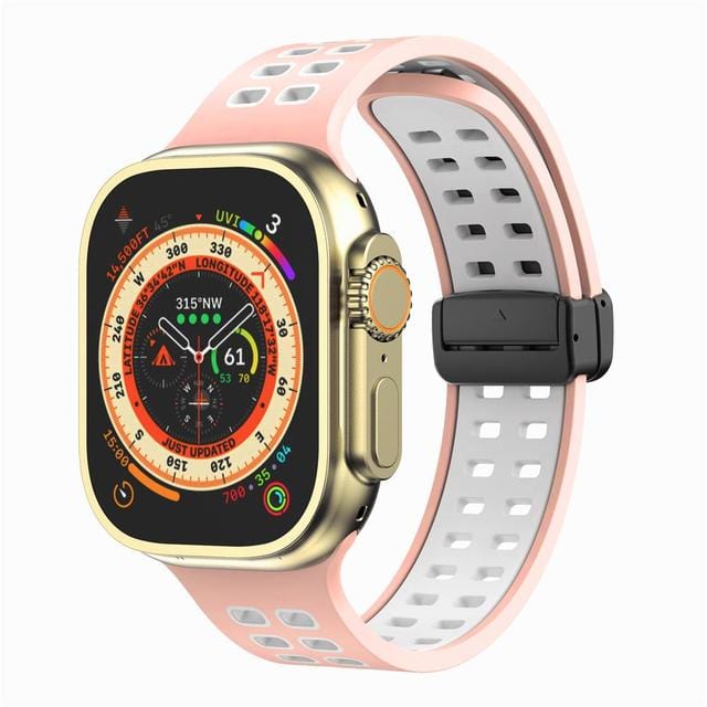 Atmungsaktives magnetisches Sportuhrenarmband