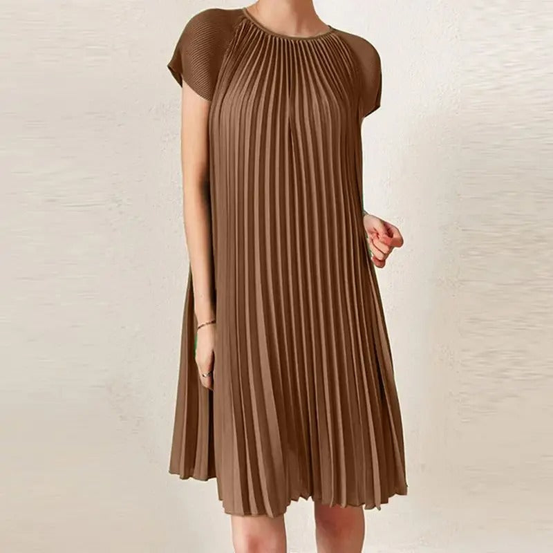 Elegantes Plisseekleid