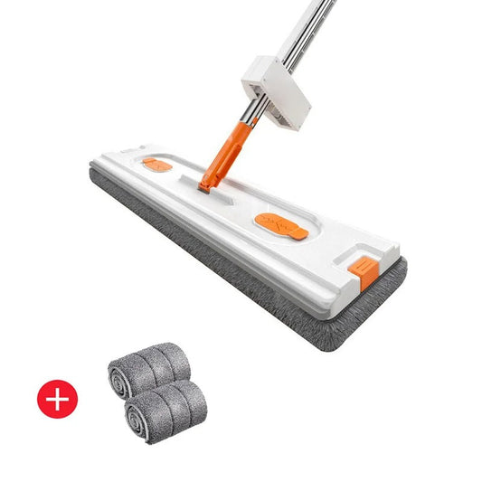 EasyClean | Große Flache Mop 2023 | Edelstahlstiel
