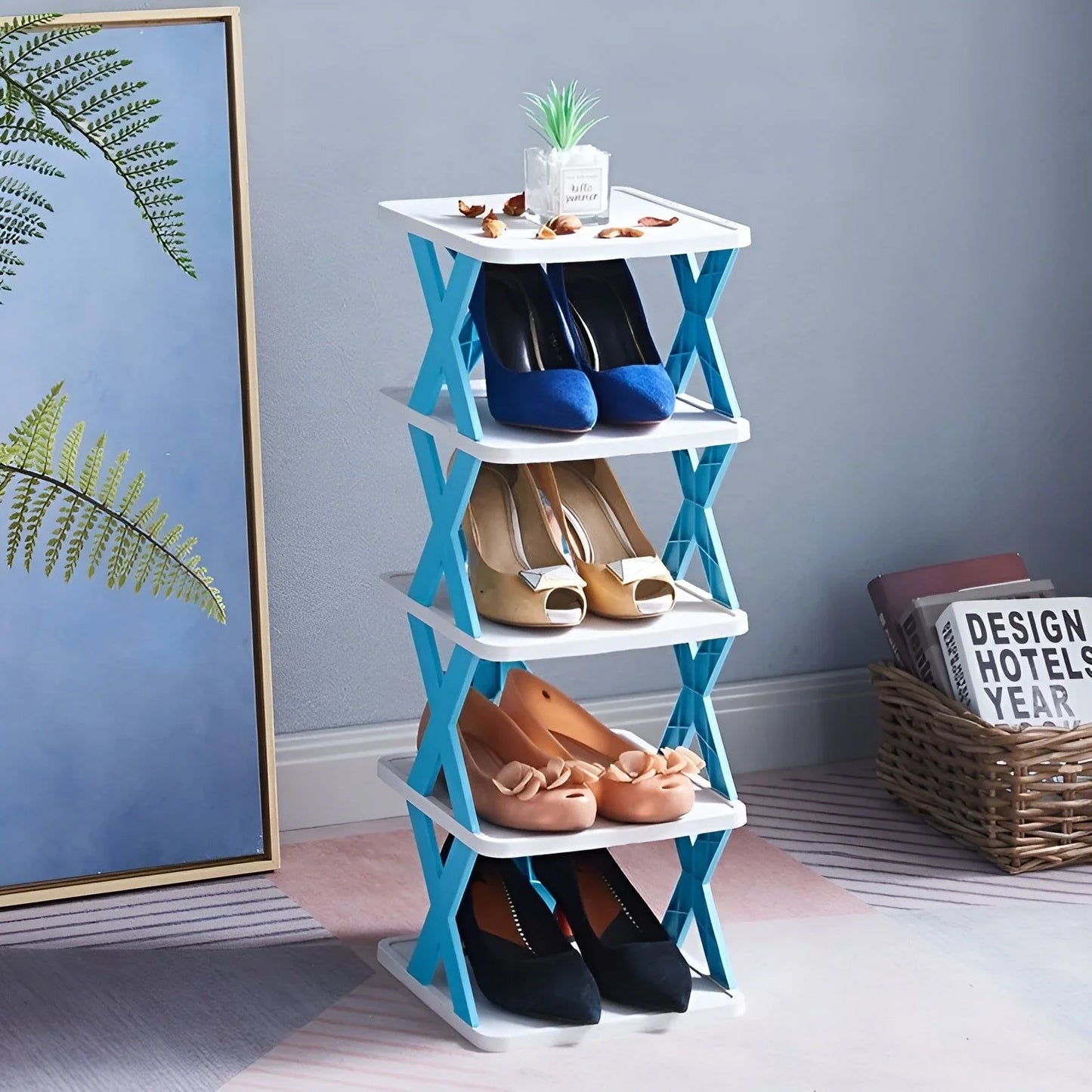 Sandsberg | Multifunktionales und Faltbares Schuhregal für Platzsparende Aufbewahrung