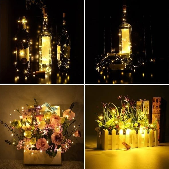 Sandsberg | LED-Flasche Licht Korken Nachtlicht DIY Deko