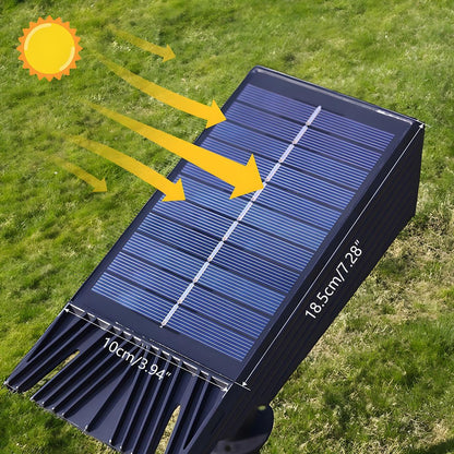 Sandsberg | Wasserdichte Solar LED Multi-Zoom Spotlampe | Verstellbarer Zoom. Umweltfreundlich & Ideal für Garten- und Außenbeleuchtung.