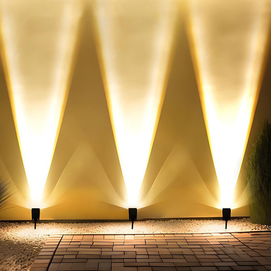 Sandsberg | Wasserdichte Solar LED Multi-Zoom Spotlampe | Verstellbarer Zoom. Umweltfreundlich & Ideal für Garten- und Außenbeleuchtung.