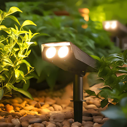 Sandsberg | Wasserdichte Solar LED Multi-Zoom Spotlampe | Verstellbarer Zoom. Umweltfreundlich & Ideal für Garten- und Außenbeleuchtung.