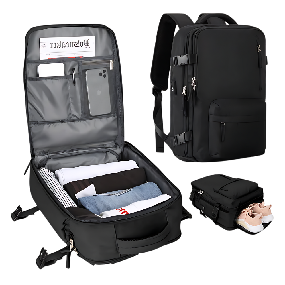 Wasserdichter Reiserucksack mit USB