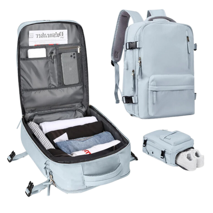 Wasserdichter Reiserucksack mit USB