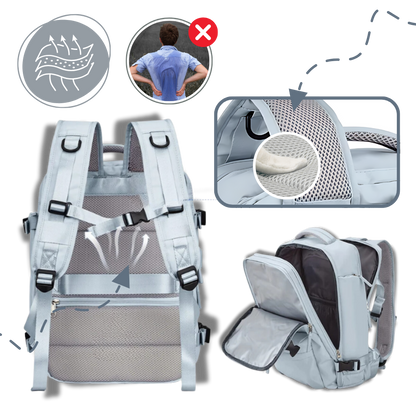 Wasserdichter Reiserucksack mit USB