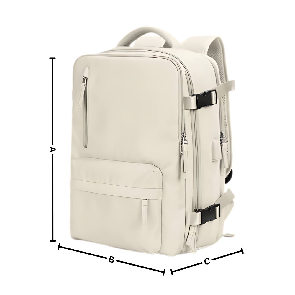 Wasserdichter Reiserucksack mit USB