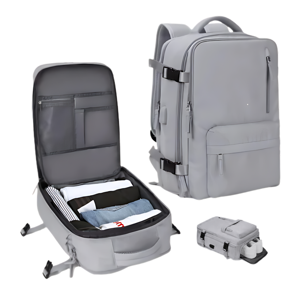 Wasserdichter Reiserucksack mit USB