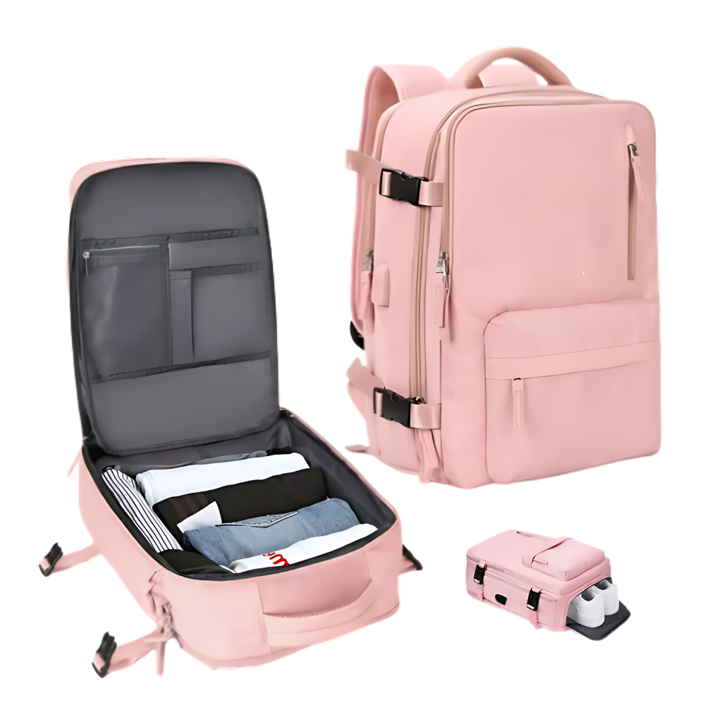 Wasserdichter Reiserucksack mit USB