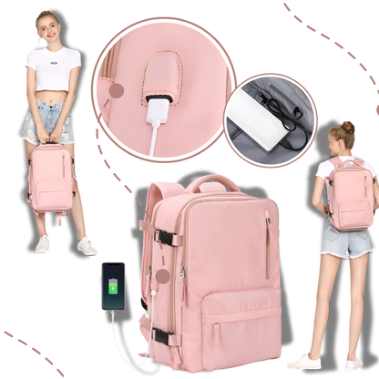 Wasserdichter Reiserucksack mit USB